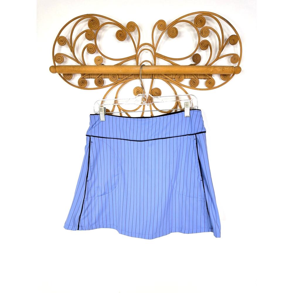Fairway & Greene striped skort blue M